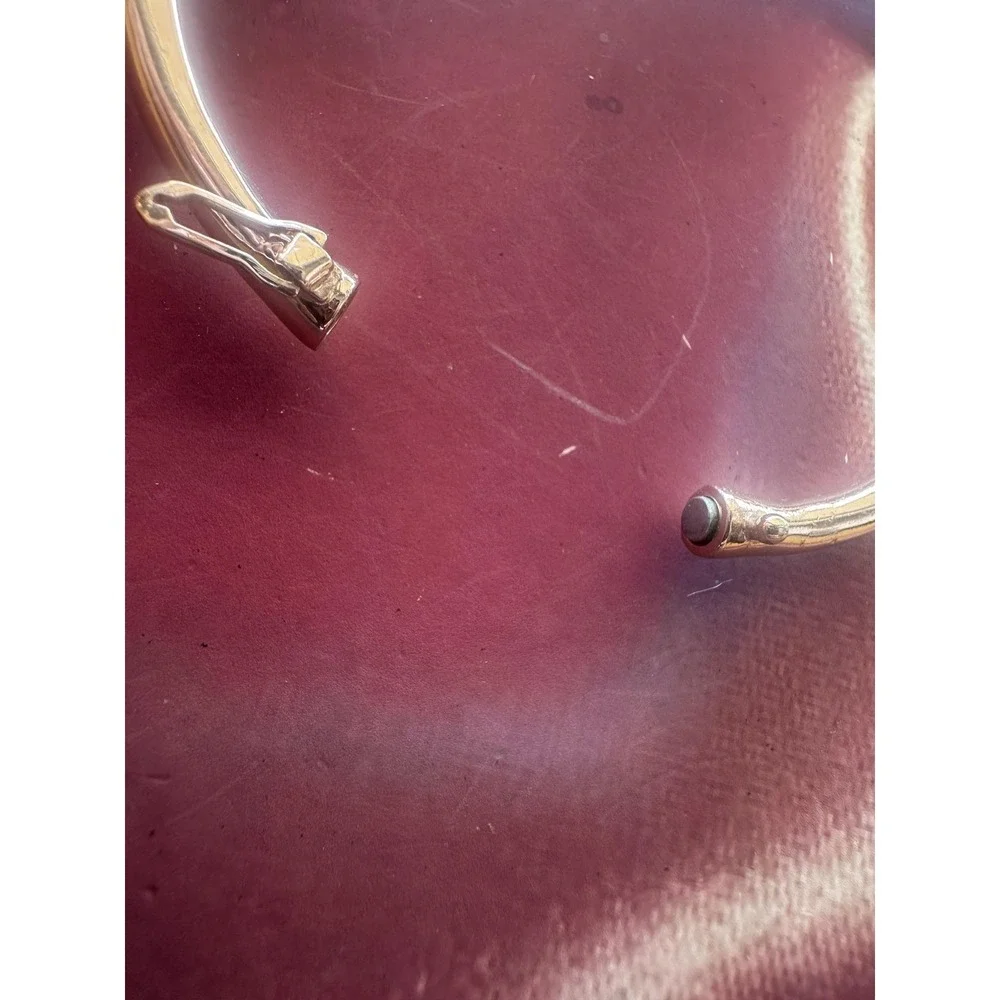 Kate Spade New York‎ Sailor Knot Bangle Bracelet Rose Gold Tone Hinged Clasp